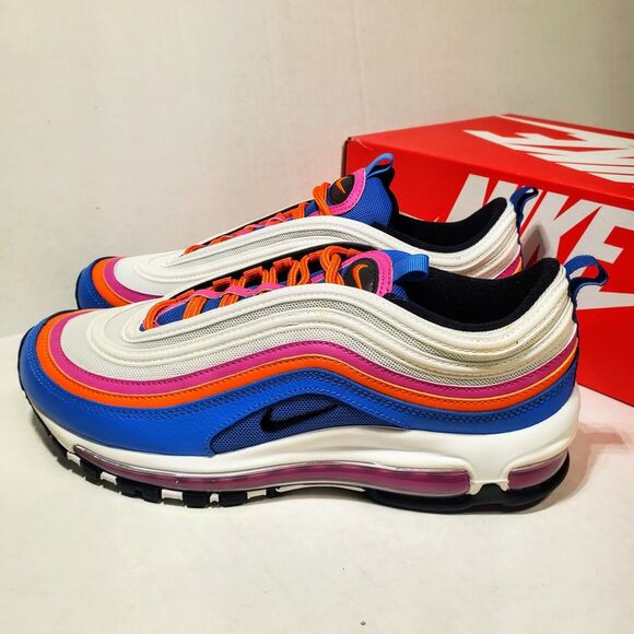 Nike Air Max 97 Multicolor White Black Active Fuchsia CW6992-100 Men\'s Size 8 main image 11